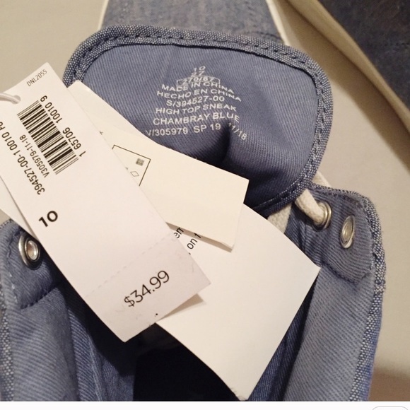 Old Navy - Hightop sneakers -Size 10 - Picture 10 of 10